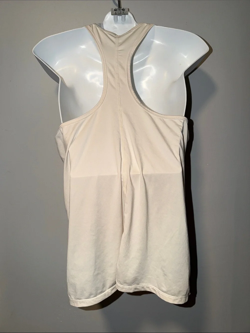Fabletics Essential Racerback Tank — Bone / Cream